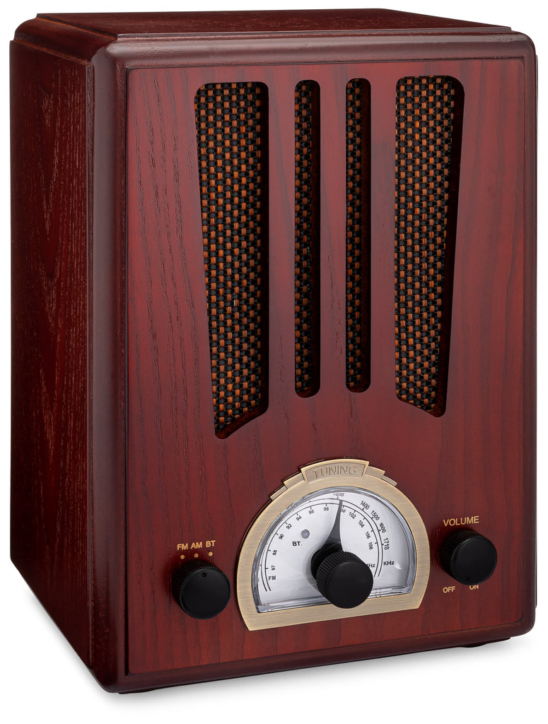 Classic Vintage Retro Style AM/FM Radio with Bluetooth (Model VR43) –  ClearClick