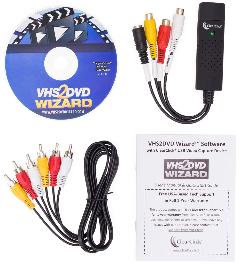 VHS to DVD USB Conversion Kit and Software