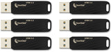 64GB USB 3.2 Flash Drives with USB-A and USB-C Compatibility (6-Pack)